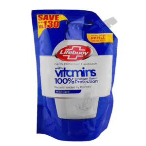 Lifebuoy Germ Protection Hand Wash with Vitamins Refill (Mild Care), 400ml