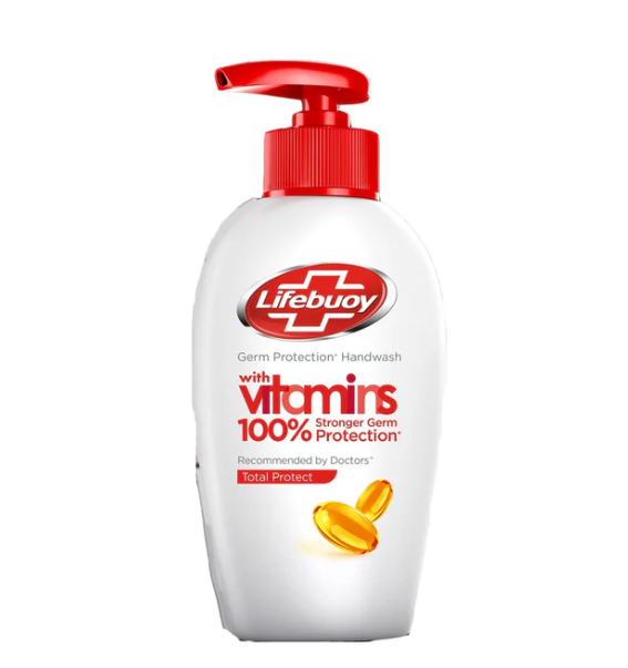 Lifebuoy Germ Protection Hand Wash with Vitamins Total Protect, 200ml