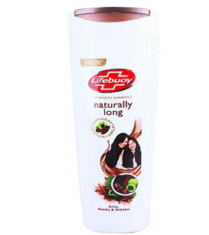 Lifebuoy Naturally Long Shampoo with Amla, Reetha & Shikakai, 370ml