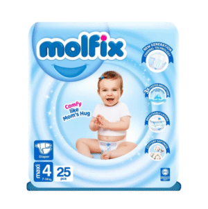 Molfix Diapers Size 4 (Maxi), 25 Ct