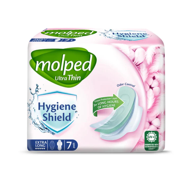 Molped Ultra Thin Hygiene Shield (Extra Long), 7 Ct
