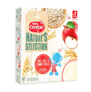 Nestle Cerelac Nature's Selection Oats Rice & Yummy Apples, 175g (From 6 Month)