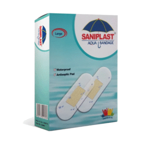 Saniplast Aqua Antiseptic Waterproof Bandage Large, 20 Ct