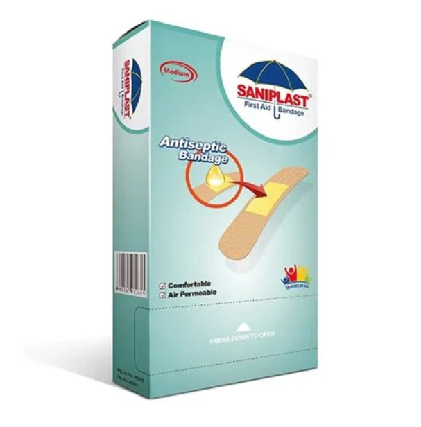 Saniplast First Aid Antiseptic Bandage, 100 Ct