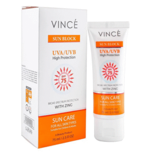 Sun Block UVA & UVB High Protection SPF 75 - Vince