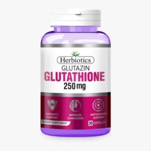 Herbiotics Glutazin (Glutathione) 250mg, 30 Capsules