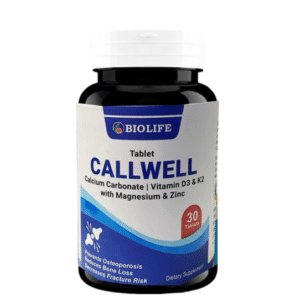 Bio Life Callwell (Calcium Carbonate+Vitamin D3 & k2 With Magnesium & Zinc)