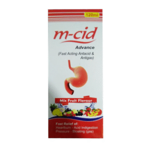 Bio Life M-Cid Advance (Fast Acting Antacid & Antigas) Mix Fruit Syrup, 120ml