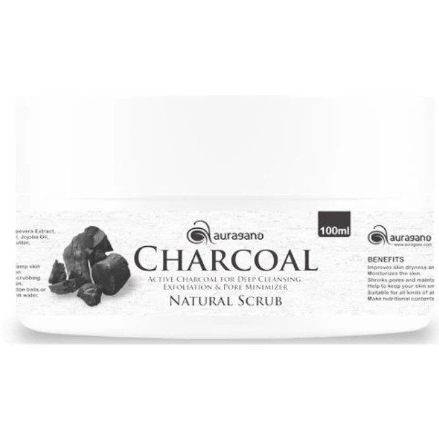 Charcoal Facial Scrub - Auragano