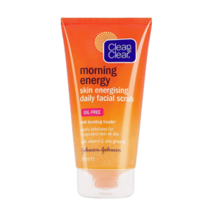 Clean & Clear Morning Energy Skin Energising Daily Oil Free Facial Scrub, 150ml