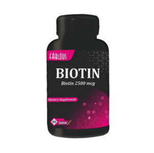 Fablous Biotin 2500 mcg, 60 Ct