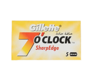 Gillette 7 O'Clock Sharp Edge Razor Blades, 5 Ct