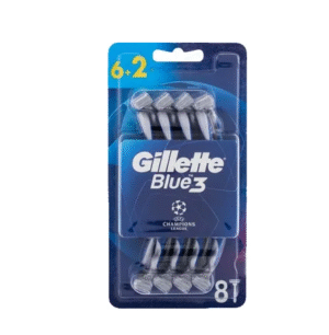 Gillette Blue3 Disposable Razors Champions League Pack, 8ct