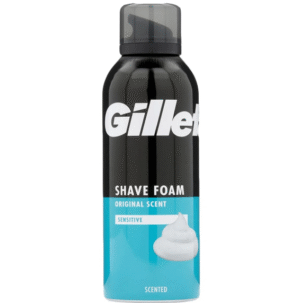 Gillette Shave Foam Original Scent Sensitive, 300 ml