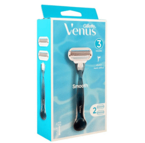 Gillette Venus Smooth 3 Blades Women Razor with 1 Extra Blade Refill