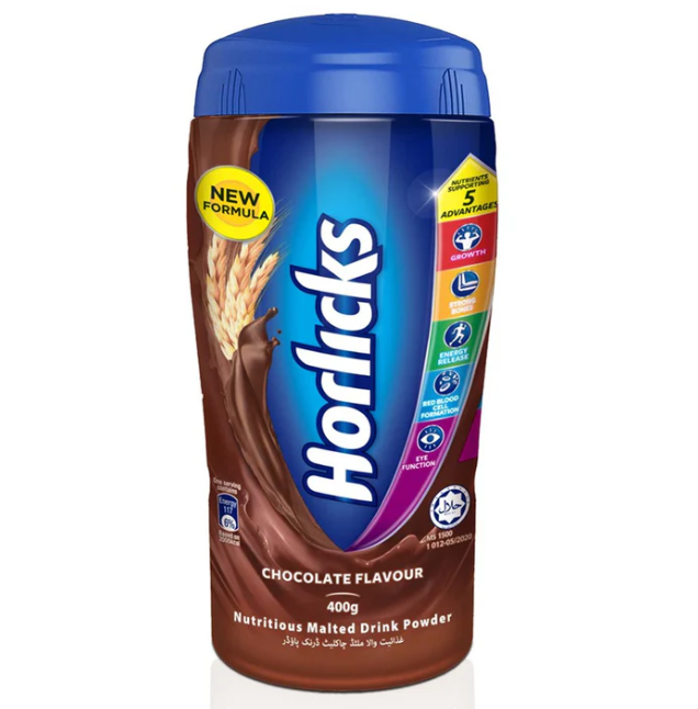 Horlicks Chocolate Flavour, 400 g Jar