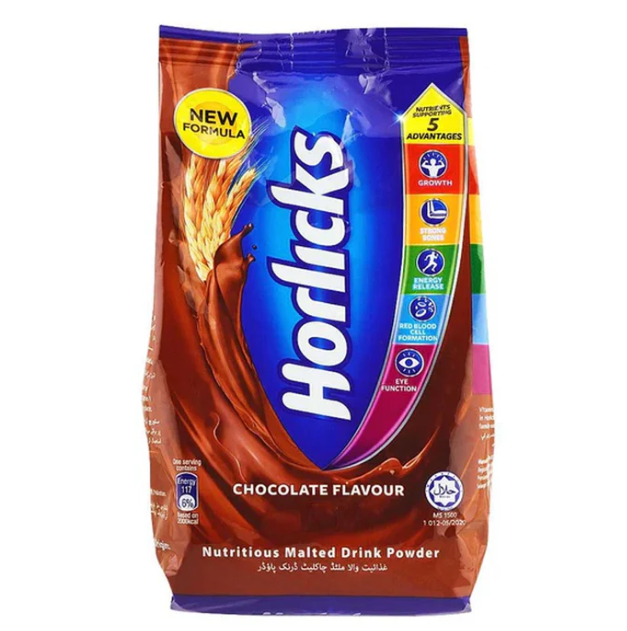 Horlicks Chocolate Flavour Pouch, 320g