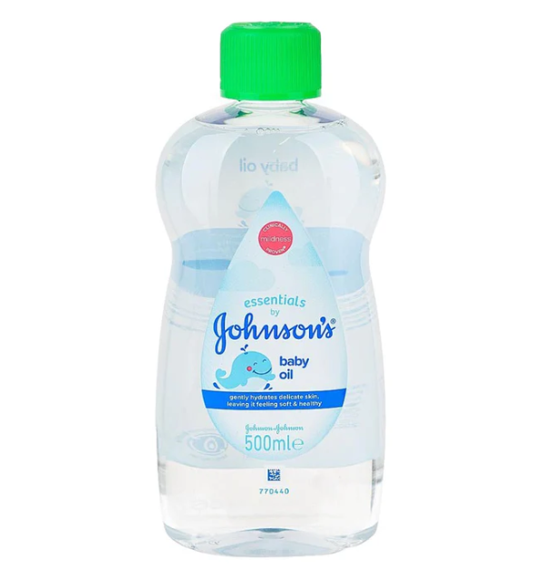 Johnson's Essentials Baby Oil, 500ml