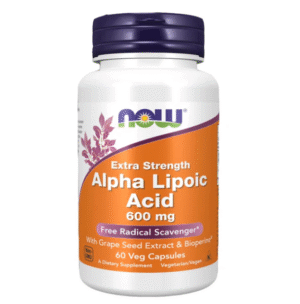 NOW Alpha Lipoic Acid 600mg, 60 Ct