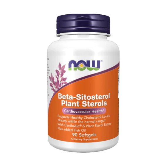 NOW Beta-Sitosterol Plant, 90 Ct