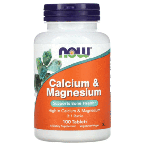 NOW Calcium & Magnesium, 100 Ct