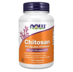 NOW Chitosan Plus 500mg, 120 Ct