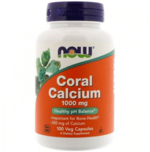NOW Coral Calcium 1000 mg, 100 Ct