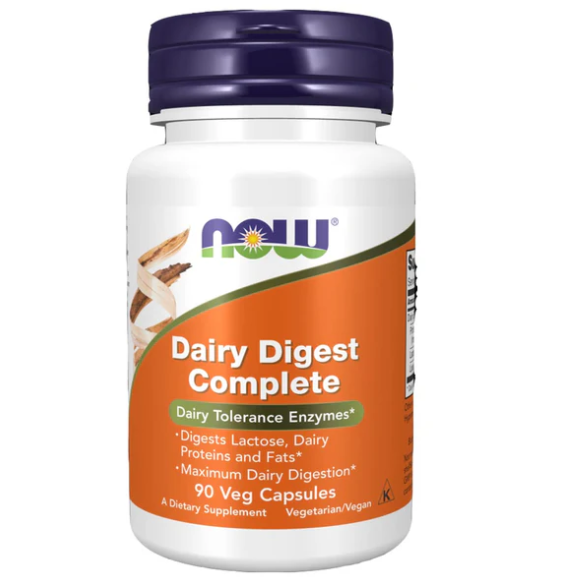 NOW Dairy Digest Complete, 90 Ct