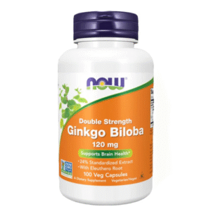 NOW Ginkgo Biloba, Double Strength 120mg, 100 Ct