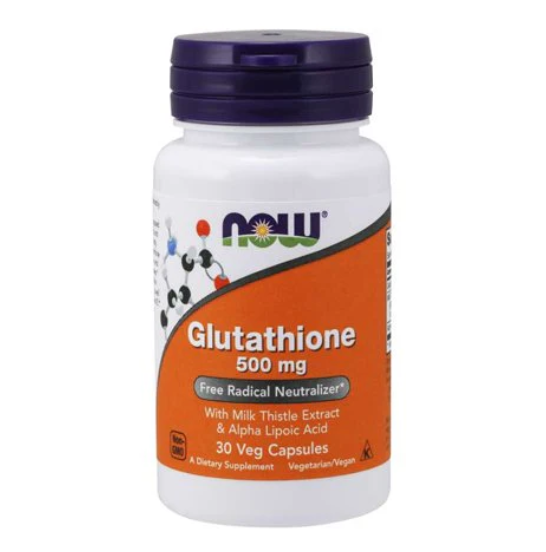 NOW Glutathione 500mg, 30 Ct