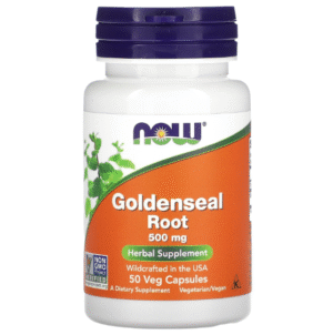 NOW Goldenseal Root 500mg, 50 Ct