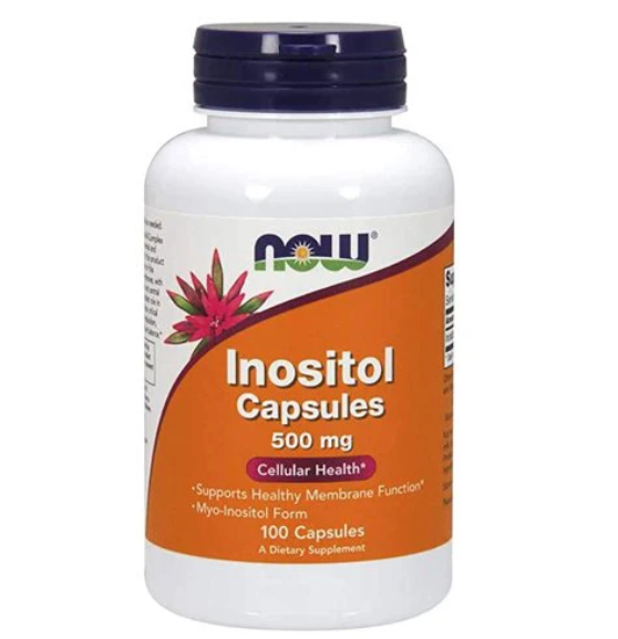NOW Inositol 500mg, 100 Ct