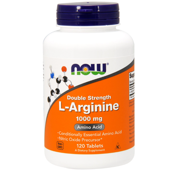 NOW L-Arginine 1000mg, 120 Ct