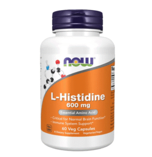NOW L-Histidine 600mg, 60 Ct