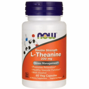 NOW L-Theanine (double strenght)  200mg, 60 Ct