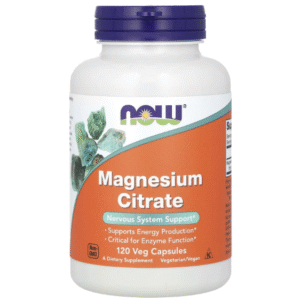 NOW Magnesium Citrate, 120 Ct