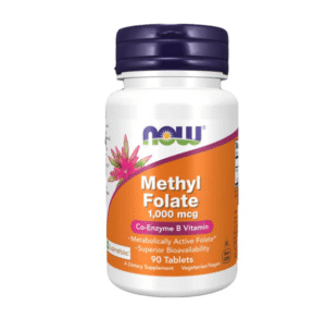 NOW Methyl Folate 1000mcg, 90 Ct