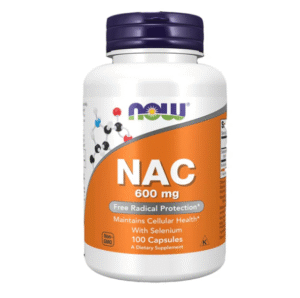 NOW NAC (N-Acetyl Cysteine) 600 mg, 100 Ct