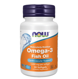 NOW Omega-3 Fish Oil, 30 Ct