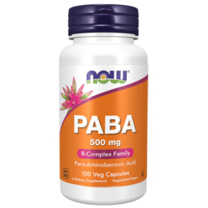 NOW PABA 500mg, 100 Ct