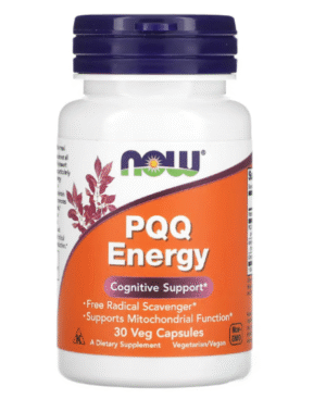NOW PQQ Energy 20mg, 30 Ct