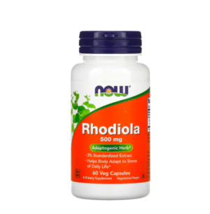 NOW RHODIOLA 500MG EXTRACT 3% 60 VCAPS