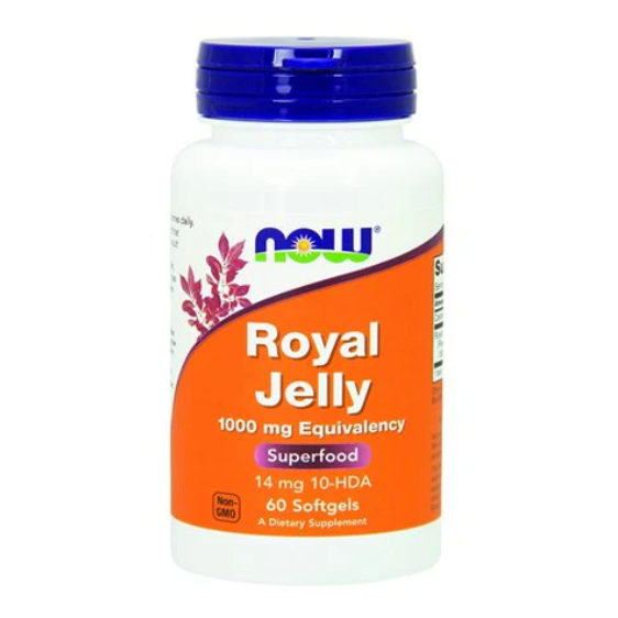NOW Royal Jelly 1000mg, 60 Ct