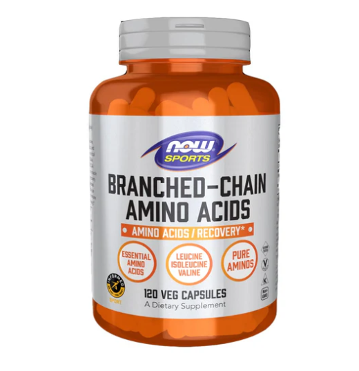 NOW Sports Branched Chain Amino Acids (BCAA), 120 Ct