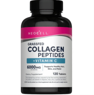 NeoCell Grassfed Collagen Peptides + C 6000mg, 120 Ct