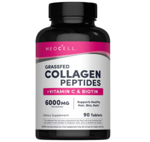 NeoCell Grassfed Collagen Peptides + C & Biotin, 90 Ct