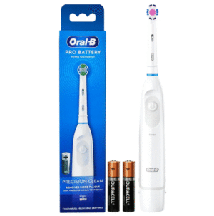 Oral-B Pro Battery Power (White) Toothbrush, 1 Ct
