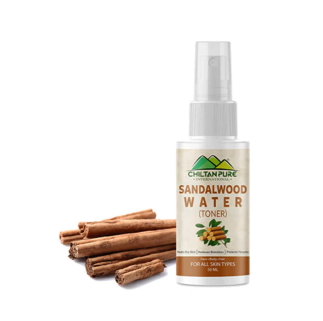 Sandalwood Water, 50ml - Chiltan Pure