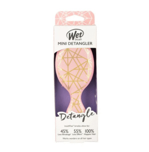 Wet Brush Mini Detangler Geo-Peach Brush