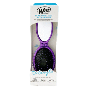 Wet Brush Pop and Go Detangler Purple Brush